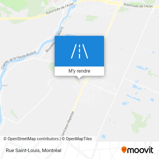 Rue Saint-Louis plan