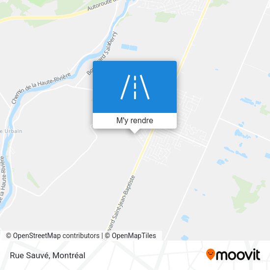 Rue Sauvé plan