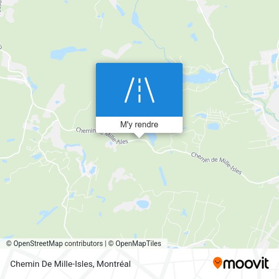 Chemin De Mille-Isles plan