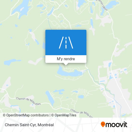Chemin Saint-Cyr plan