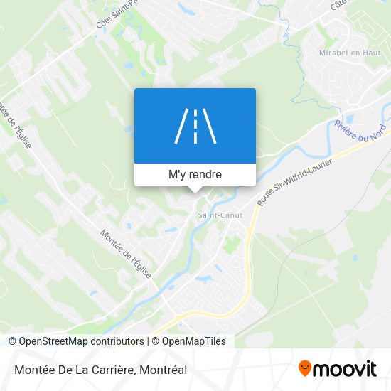 Montée De La Carrière plan
