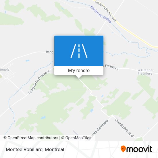 Montée Robillard plan