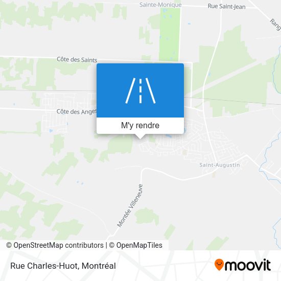 Rue Charles-Huot plan