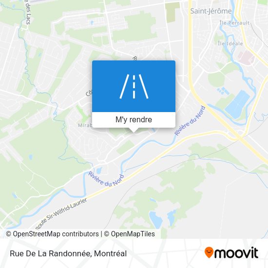 Rue De La Randonnée plan
