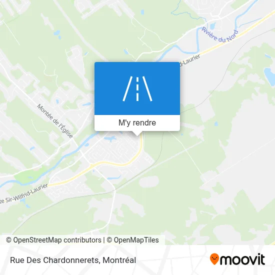 Rue Des Chardonnerets plan