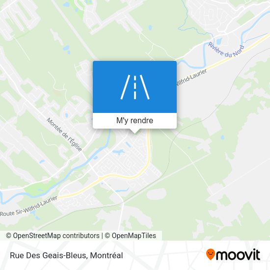 Rue Des Geais-Bleus plan