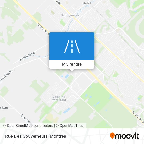 Rue Des Gouverneurs plan