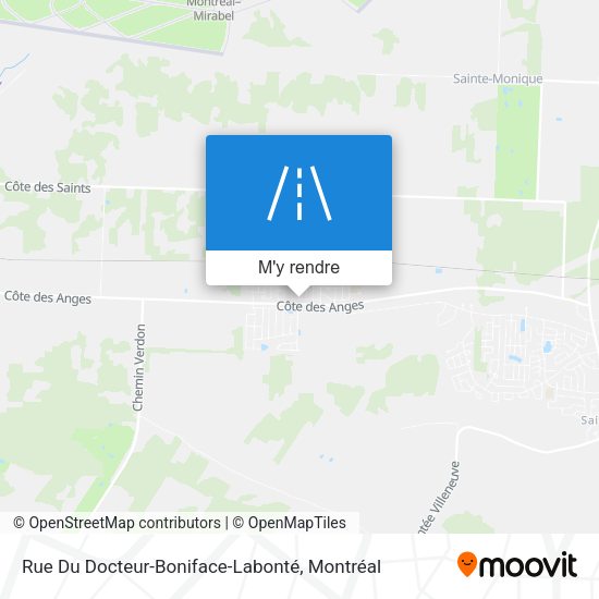 Rue Du Docteur-Boniface-Labonté plan