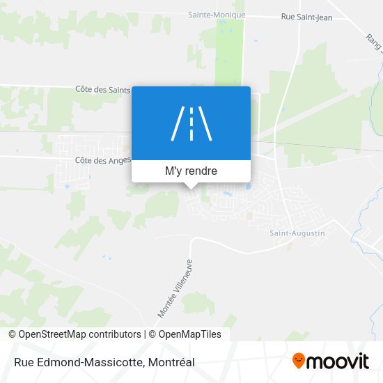 Rue Edmond-Massicotte plan