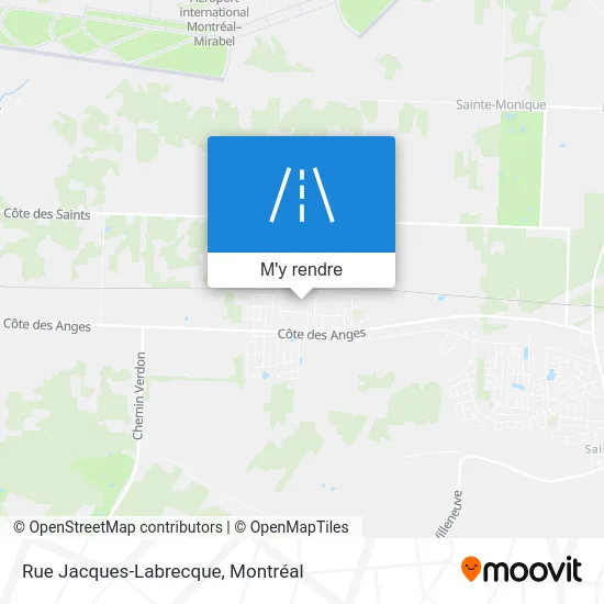 Rue Jacques-Labrecque plan
