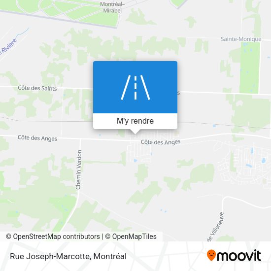 Rue Joseph-Marcotte plan
