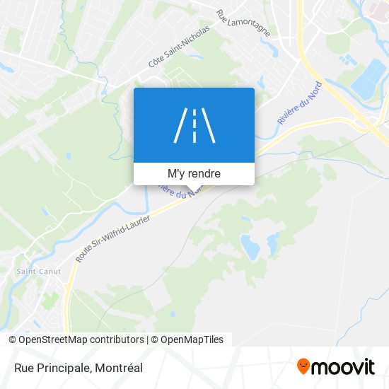 Rue Principale plan