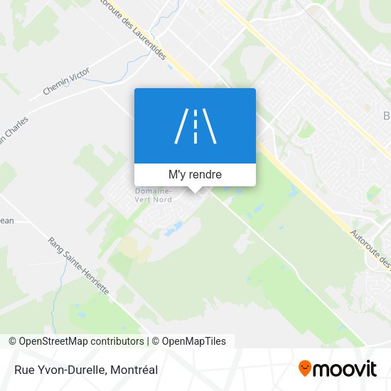 Rue Yvon-Durelle plan
