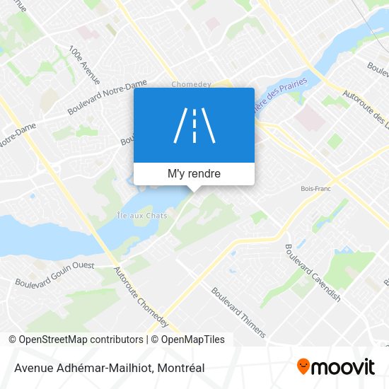 Avenue Adhémar-Mailhiot plan