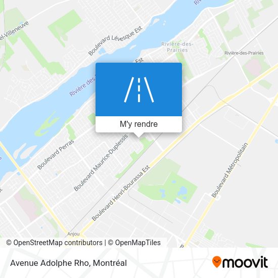 Avenue Adolphe Rho plan