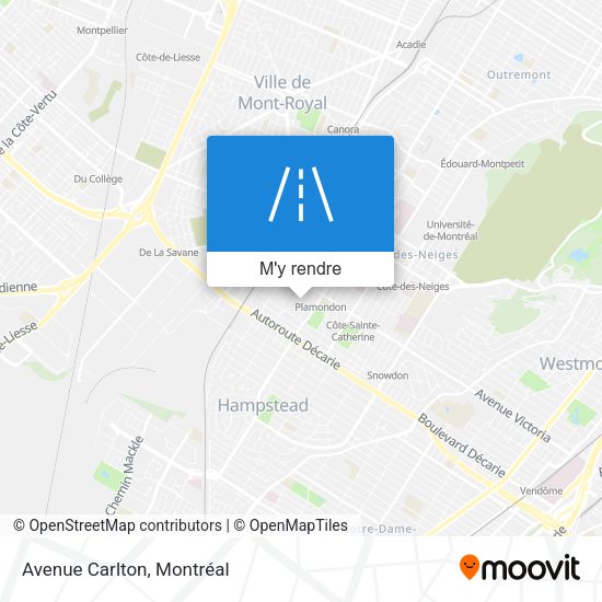 Avenue Carlton plan