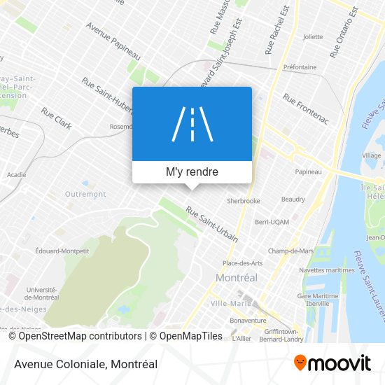 Avenue Coloniale plan