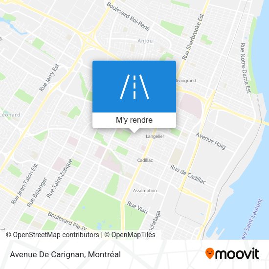 Avenue De Carignan plan
