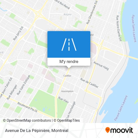 Avenue De La Pépinière plan