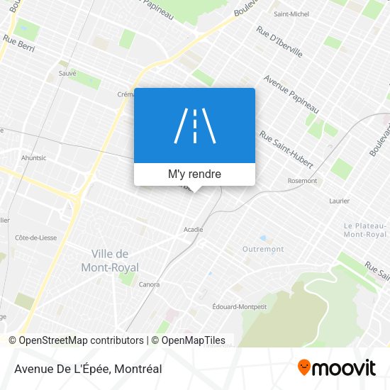 Avenue De L'Épée plan