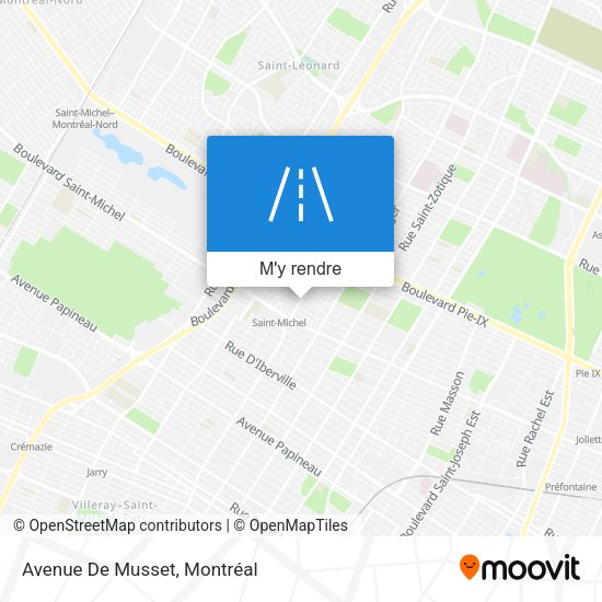 Avenue De Musset plan