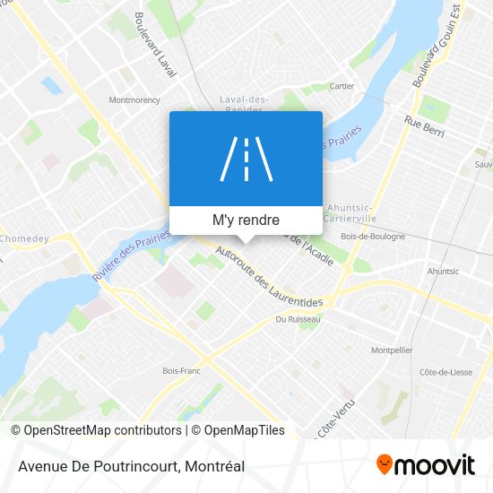 Avenue De Poutrincourt plan