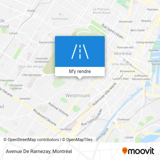 Avenue De Ramezay plan