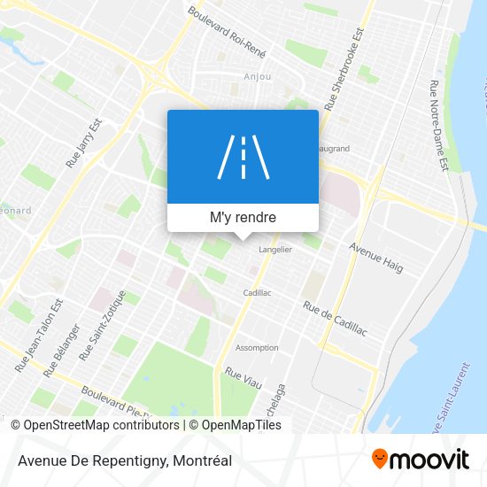 Avenue De Repentigny plan