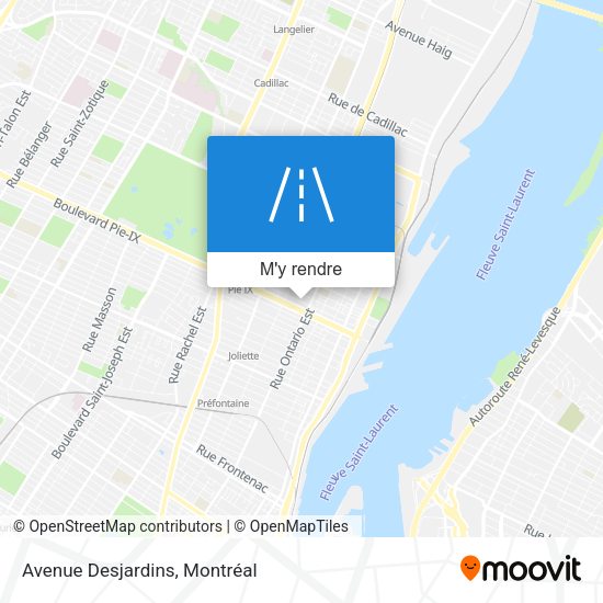 Avenue Desjardins plan