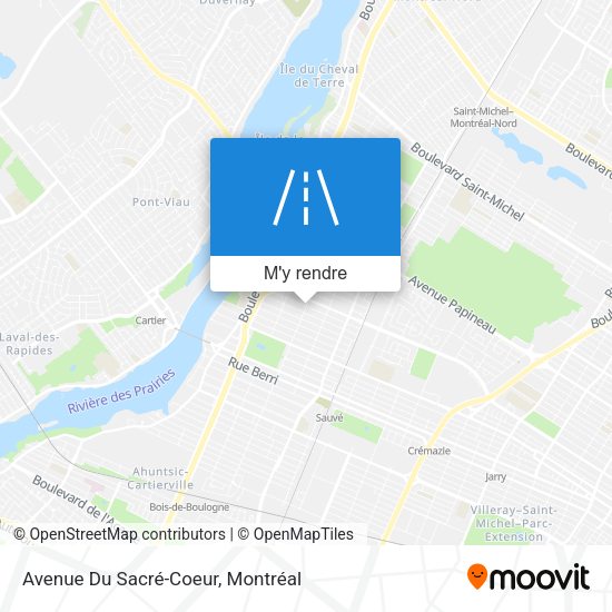 Avenue Du Sacré-Coeur plan
