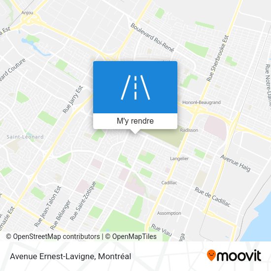 Avenue Ernest-Lavigne plan