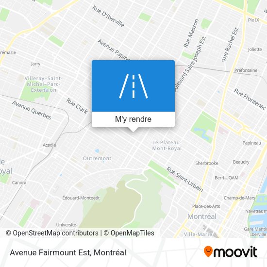 Avenue Fairmount Est plan