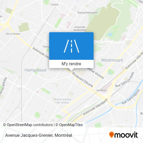 Avenue Jacques-Grenier plan