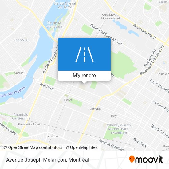 Avenue Joseph-Mélançon plan