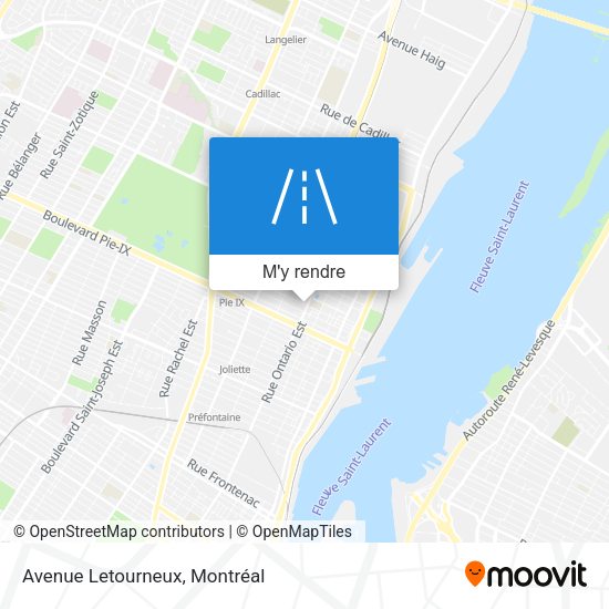 Avenue Letourneux plan