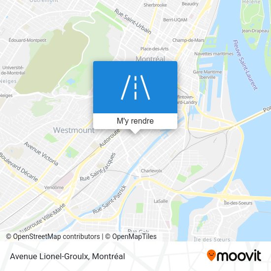 Avenue Lionel-Groulx plan