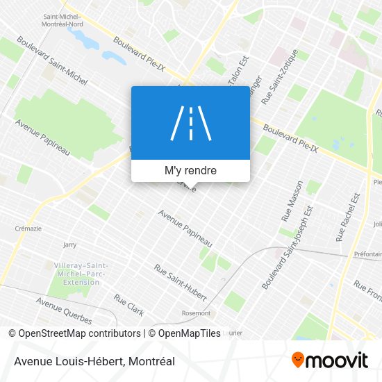 Avenue Louis-Hébert plan