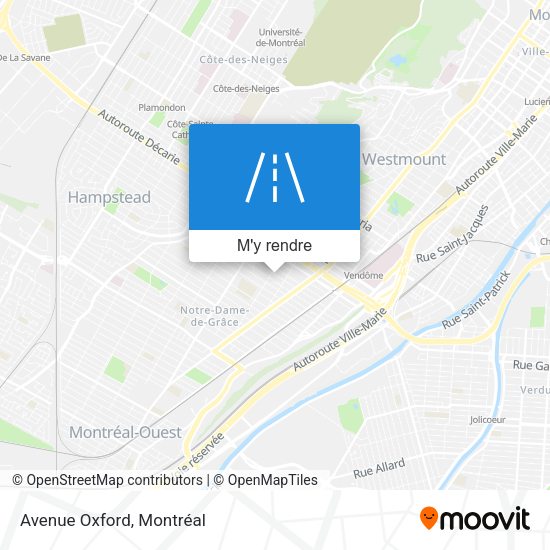 Avenue Oxford plan