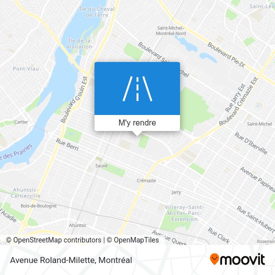 Avenue Roland-Milette plan