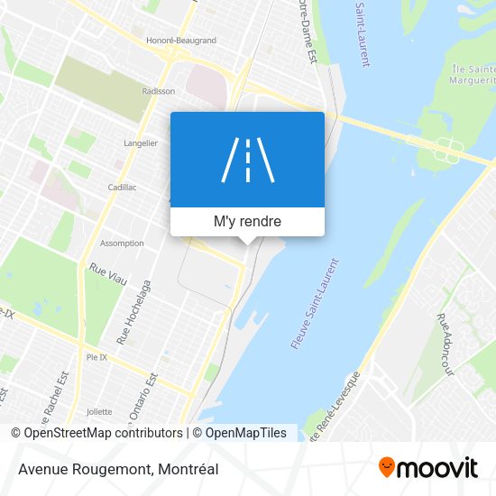 Avenue Rougemont plan