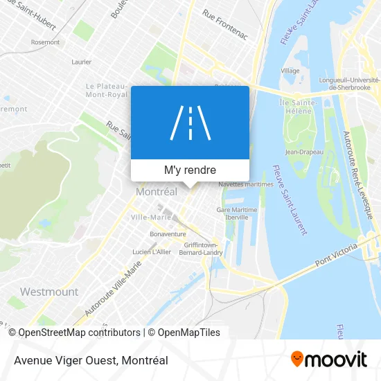 Avenue Viger Ouest plan