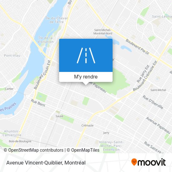Avenue Vincent-Quiblier plan