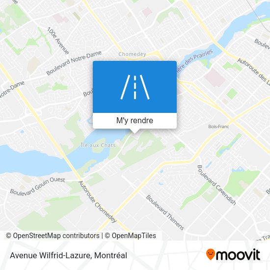 Avenue Wilfrid-Lazure plan