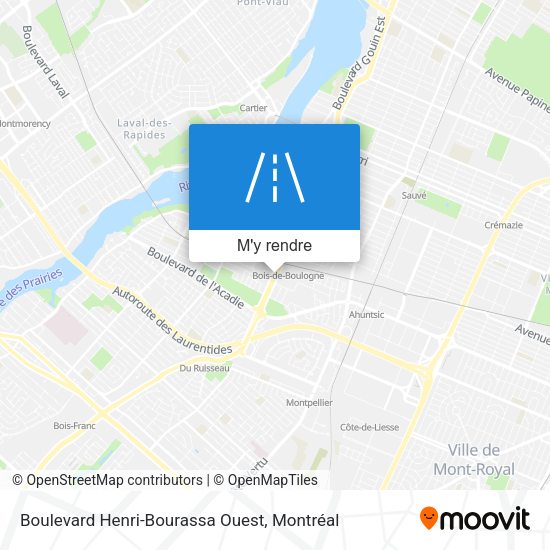 Boulevard Henri-Bourassa Ouest plan