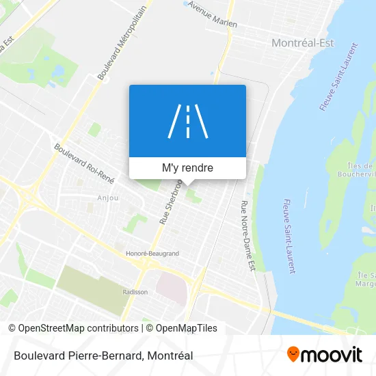Boulevard Pierre-Bernard plan