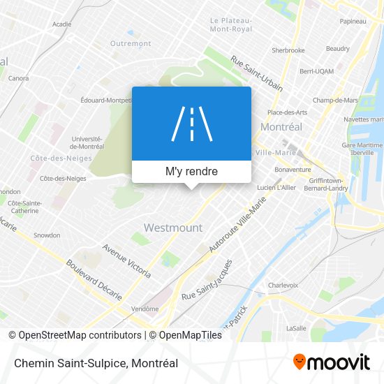 Chemin Saint-Sulpice plan