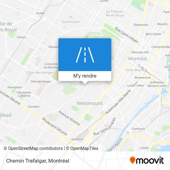 Chemin Trafalgar plan