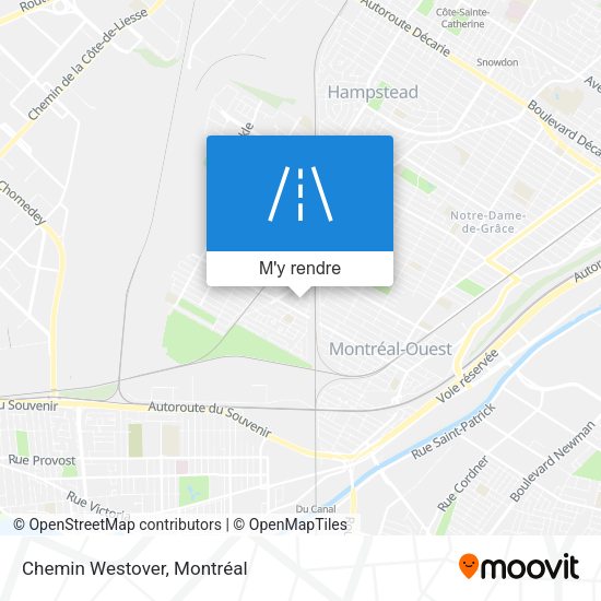 Chemin Westover plan