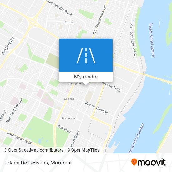 Place De Lesseps plan