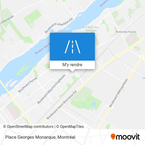 Place Georges Monarque plan